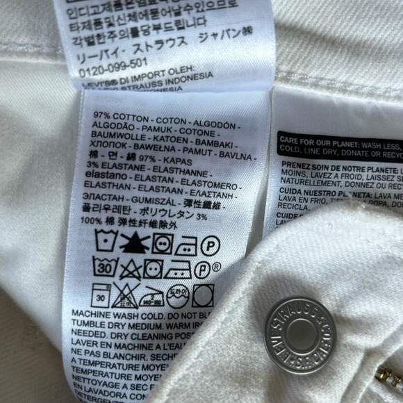 NWOT Levi’s premium 311 Shaping Skinny Distressed Women’s Jeans Size 32 - Picture 7 of 14